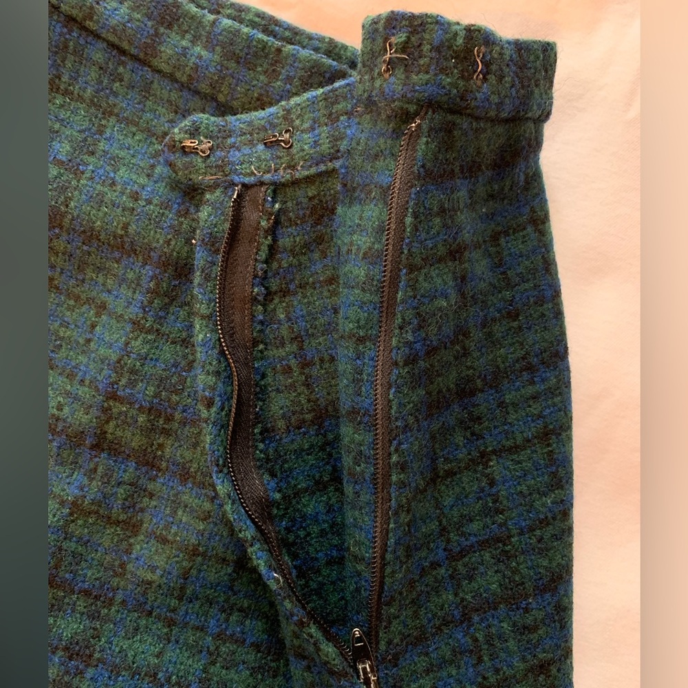 Vintage Pendleton 100% Wool Plaid Skirt - Picture 6 of 6